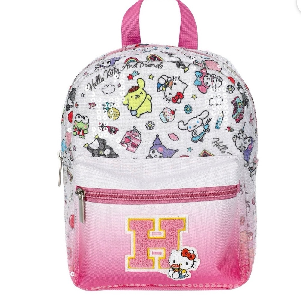 NWT Hello Kitty Pink and White Mini Kids Backpack